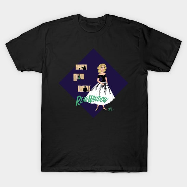 Rear Window T-Shirt by Art_byKay